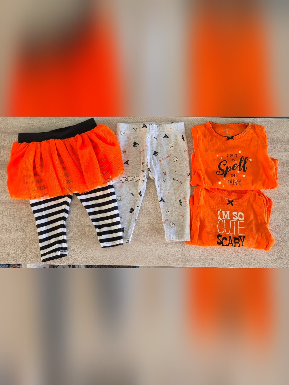 Halloween Bundle For Baby Girl 6-12 Month